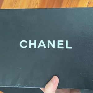 Chanel suede ballet flats